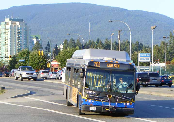 Coast Mountain Bus New Flyer C40LFR CNG powered P3314